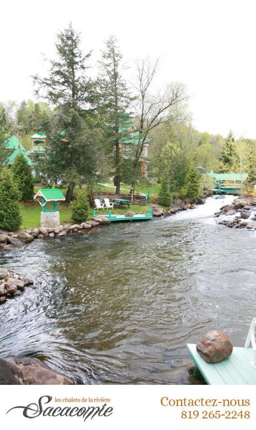 Chalets De La Riviere Sacacomie Βίλα Saint-Alexis-des-Monts Εξωτερικό φωτογραφία