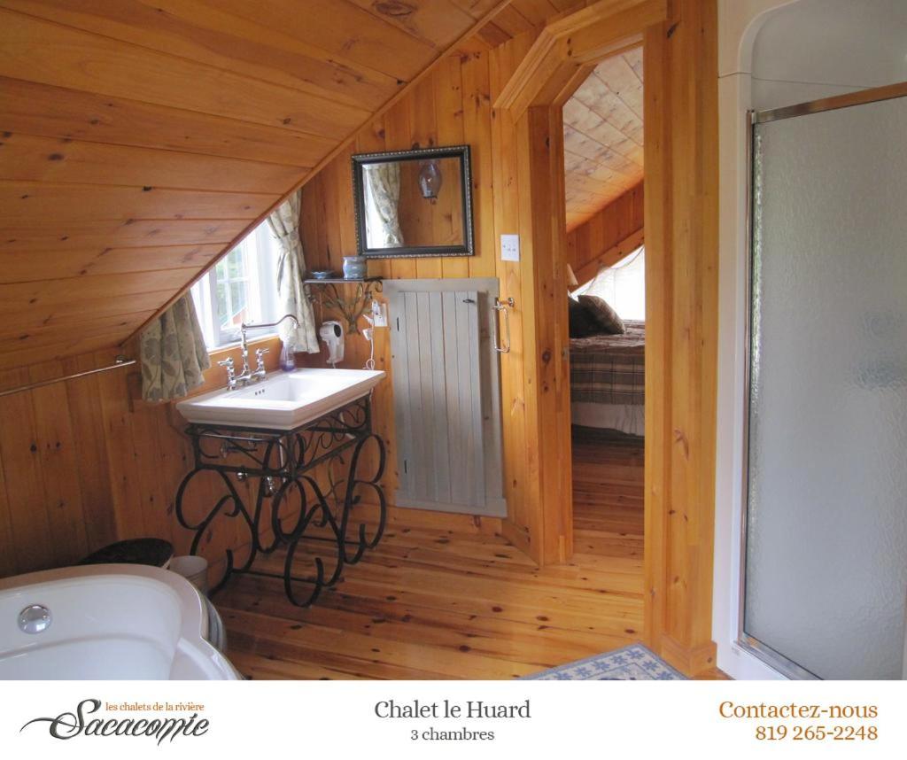 Chalets De La Riviere Sacacomie Βίλα Saint-Alexis-des-Monts Εξωτερικό φωτογραφία