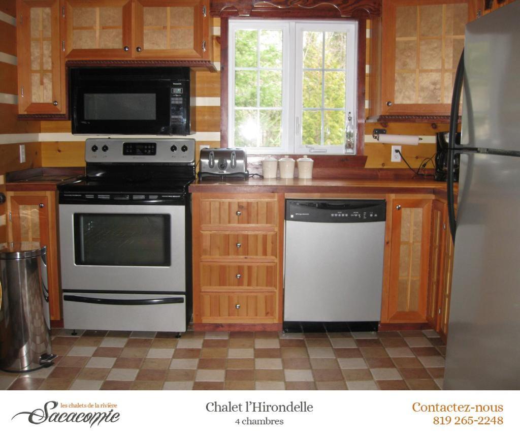 Chalets De La Riviere Sacacomie Βίλα Saint-Alexis-des-Monts Εξωτερικό φωτογραφία