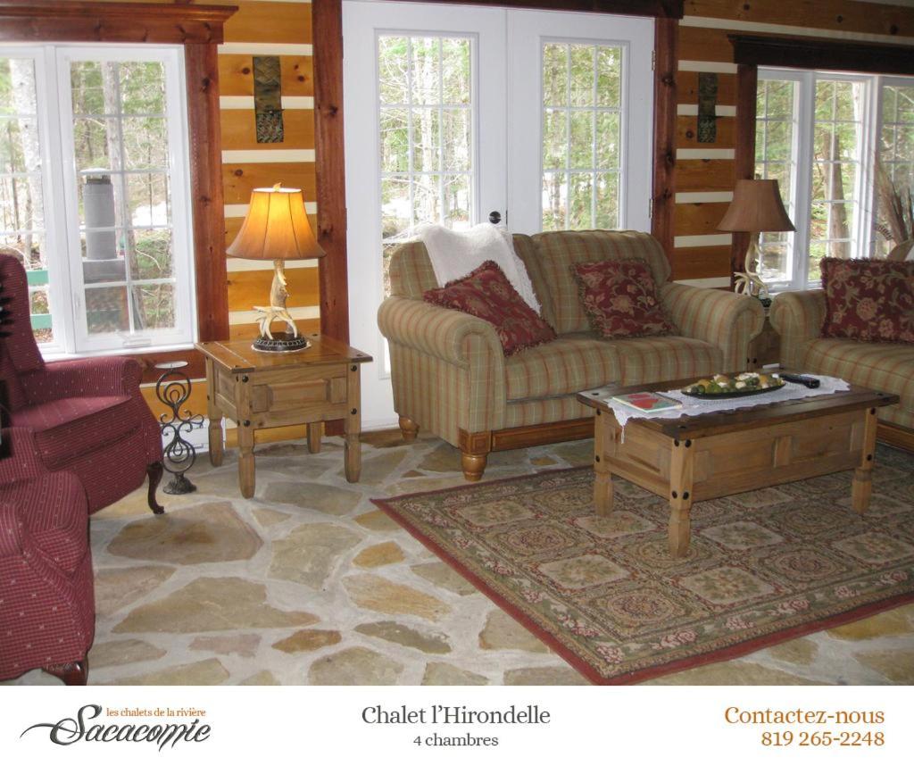 Chalets De La Riviere Sacacomie Βίλα Saint-Alexis-des-Monts Εξωτερικό φωτογραφία