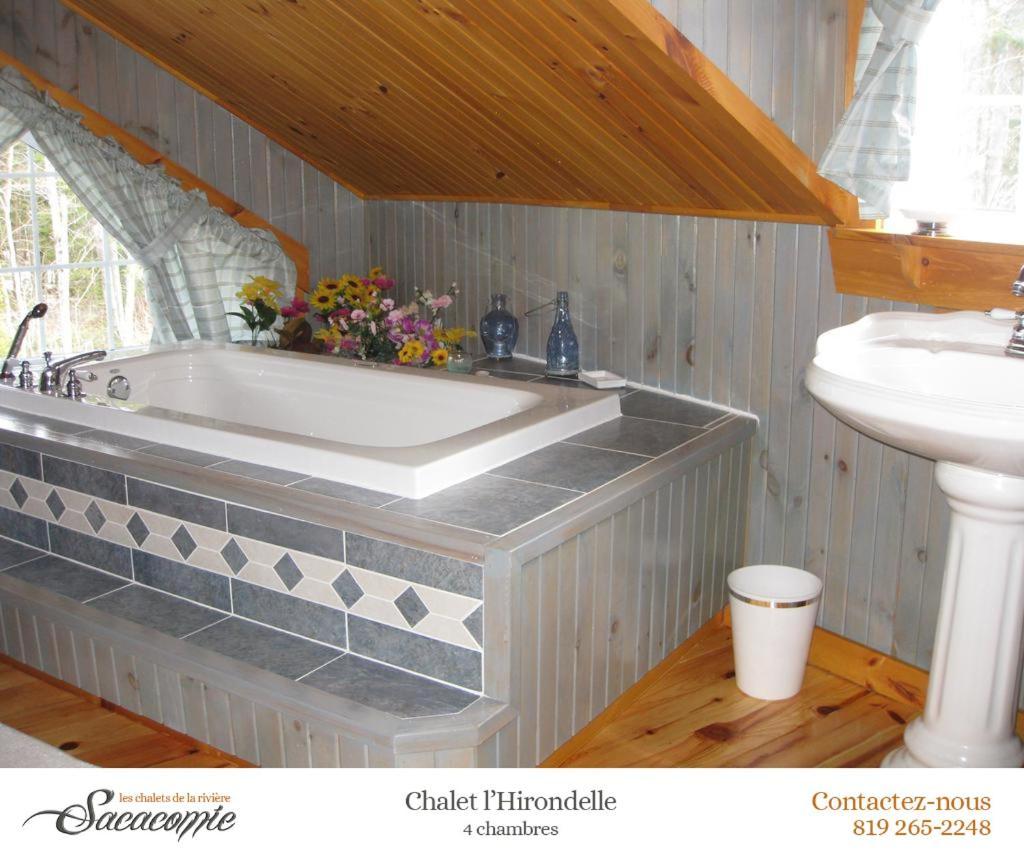 Chalets De La Riviere Sacacomie Βίλα Saint-Alexis-des-Monts Εξωτερικό φωτογραφία