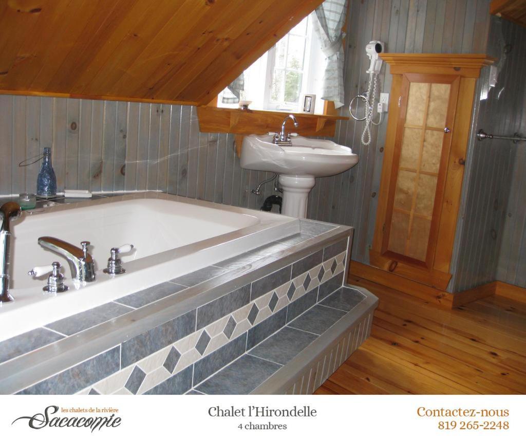 Chalets De La Riviere Sacacomie Βίλα Saint-Alexis-des-Monts Εξωτερικό φωτογραφία